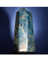 Obélisque Apatite bleue 497g