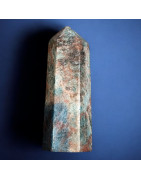 Obélisque Apatite bleue 219g