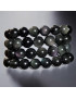 Bracelet Obsidienne Œil céleste A+ Pierre rondes