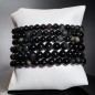 Bracelet Obsidienne Œil céleste A+ Pierre rondes