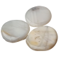 Pierre plate Opale blanche