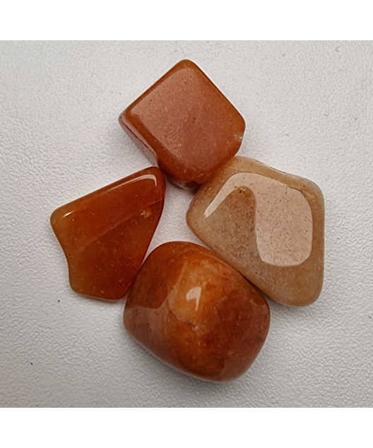 Pierre roulée Calcite rouge