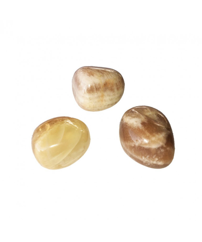 Pierre roulée Pierre de lune grise