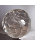 Boule Cristal de roche facettée Feng Shui 50g