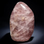 Menhir Quartz rose avec inclusions de mica 4341g