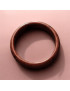 Anneau Obsidienne Acajou