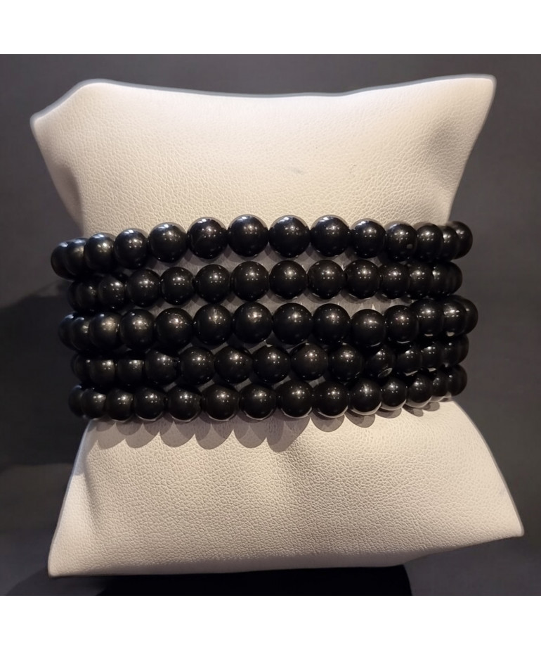 Bracelet Shungite Pierres Rondes