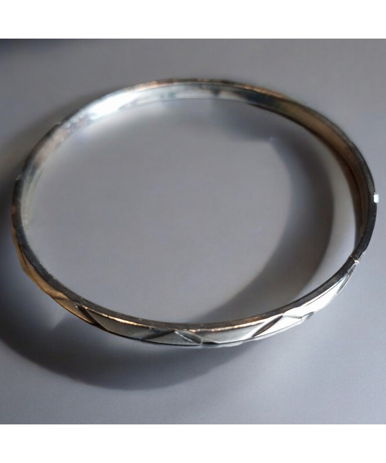 Bracelet Acier Inox diamètre 7cm