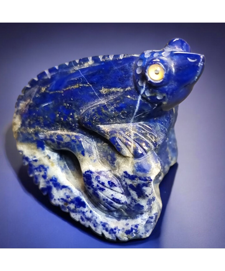 Salamandre Lapis-lazuli 62g