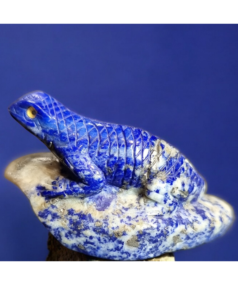 Salamandre Lapis-lazuli 69g