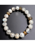 Bracelet Labradorite Pierres rondes 10mm