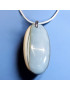Pendentif Opale bleue sur cordon réglable