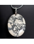 Pendentif Jaspe Maligano sur cordon réglable