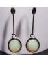 Boucles Opale Harlequin A+ Argent 925