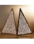 Boucles Strass Triangles dorés