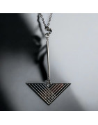 Collier Acier Triangle