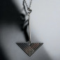 Collier Acier Triangle