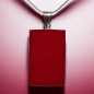 Pendentif Corail gorgone Ethnique Rectangulaire avec chaîne Argent 925