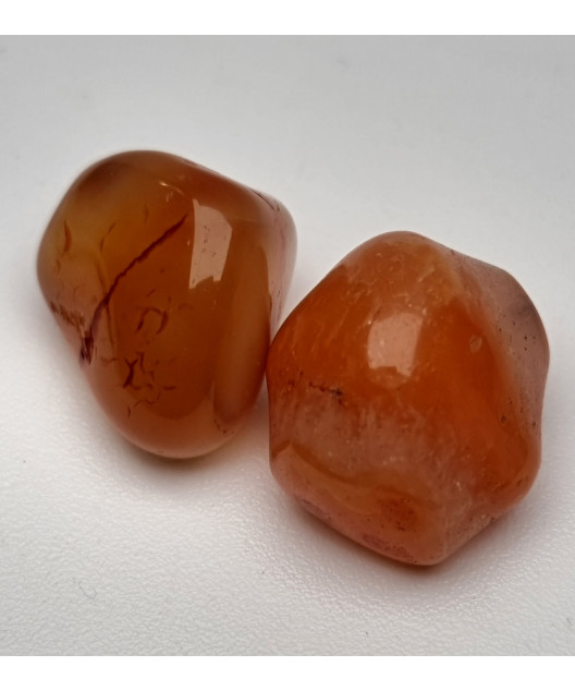 Pierre roulée Agate de feu