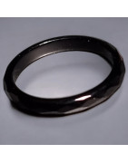 Anneau Onyx facettée