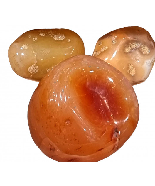 Pierre roulée Agate de feu