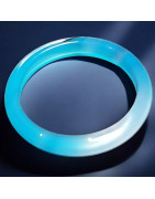 Anneau Agate bleue