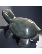 Tortue Obsidienne Œil céleste 4.5cm