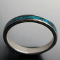 Anneau Nacre Acier inox