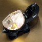 Pendentif Tortue Obsidienne & Nacre pm