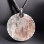 Pendentif Quartz Hématoïde Rond sur chaîne