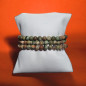 Bracelet Rhyolite A+ Pierre rondes 6mm