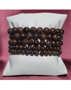 Bracelet Opale Boulder A+ Pierre rondes