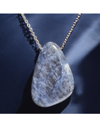 Pendentif Sodalite avec chaîne