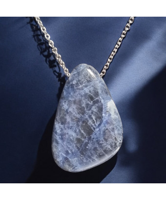 Pendentif Sodalite avec chaîne
