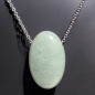 Pendentif Aventurine verte avec chaîne