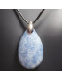 Pendentif Aventurine bleue avec cordon
