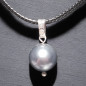 Pendentif Perle d'eau douce sur cordon