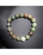 Bracelet Turquoise d'Afrique Pierres rondes 8mm