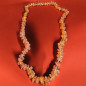 Collier Ambre baltique Cognac Baroque sautoir