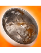 Galet Quartz Hématoïte 84g