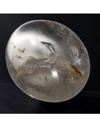Galet Quartz Hématoïte 125g