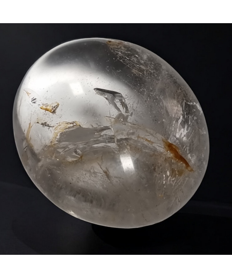 Galet Quartz Hématoïte 125g