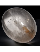 Galet Quartz Hématoïte 135g