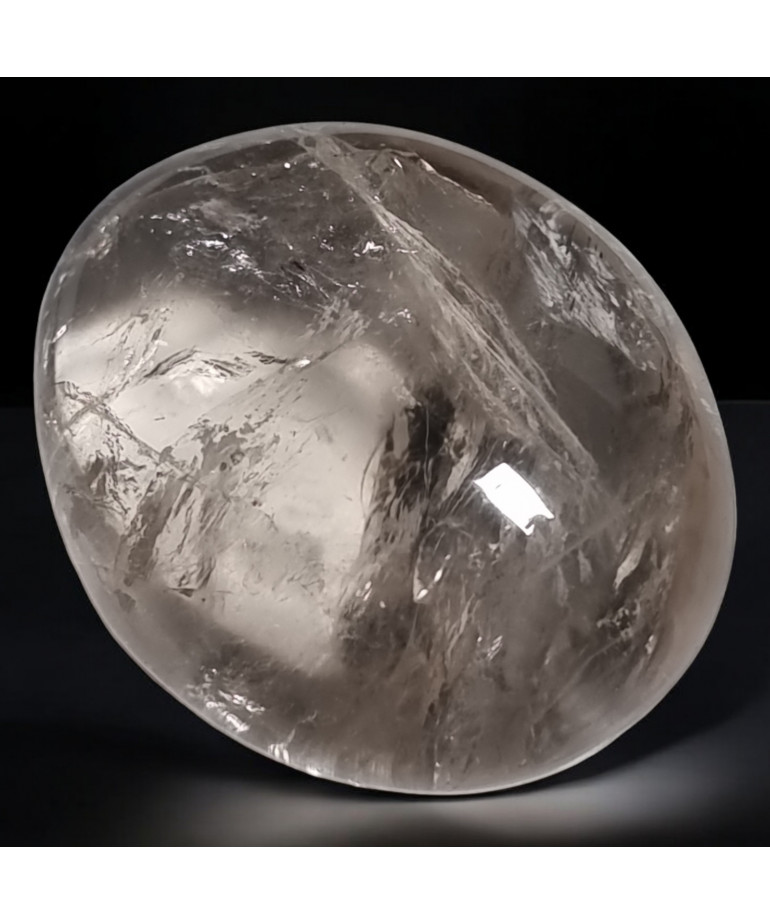 Galet Quartz Hématoïte 103g