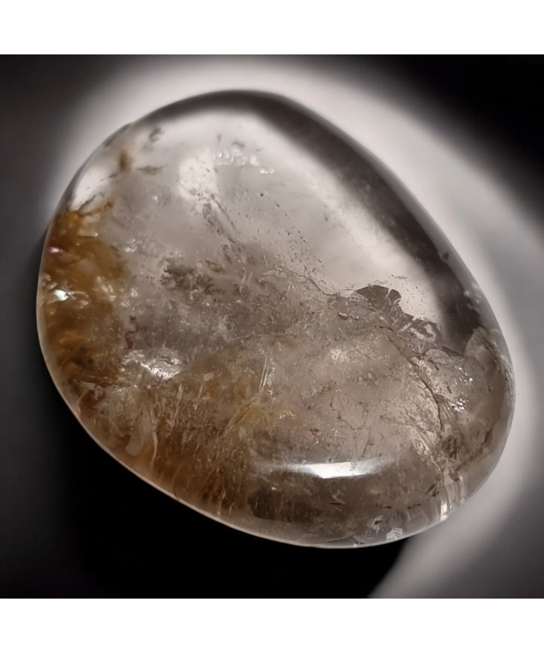 Galet Quartz Hématoïte 66g
