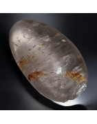 Galet Quartz Hématoïte 56g
