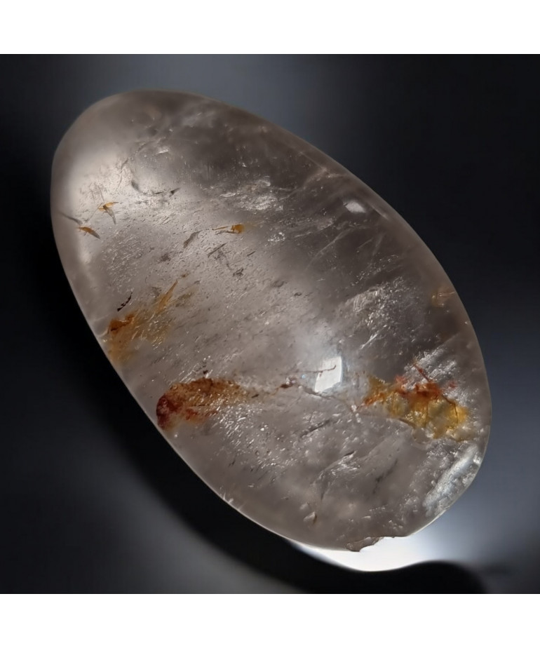 Galet Quartz Hématoïte 56g