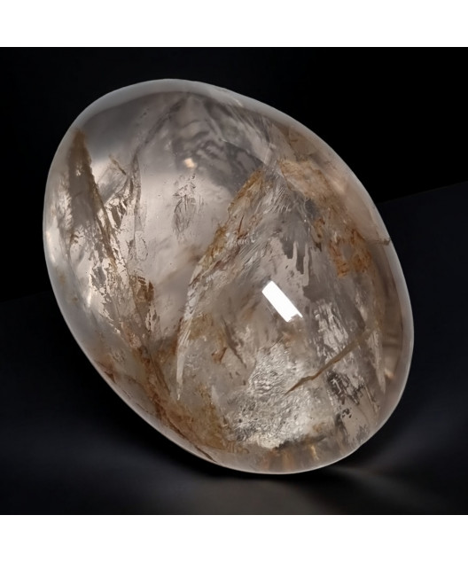 Galet Quartz Hématoïte 135g