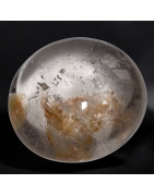 Galet Quartz Hématoïte 130g