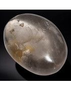 Galet Quartz Hématoïte 78g
